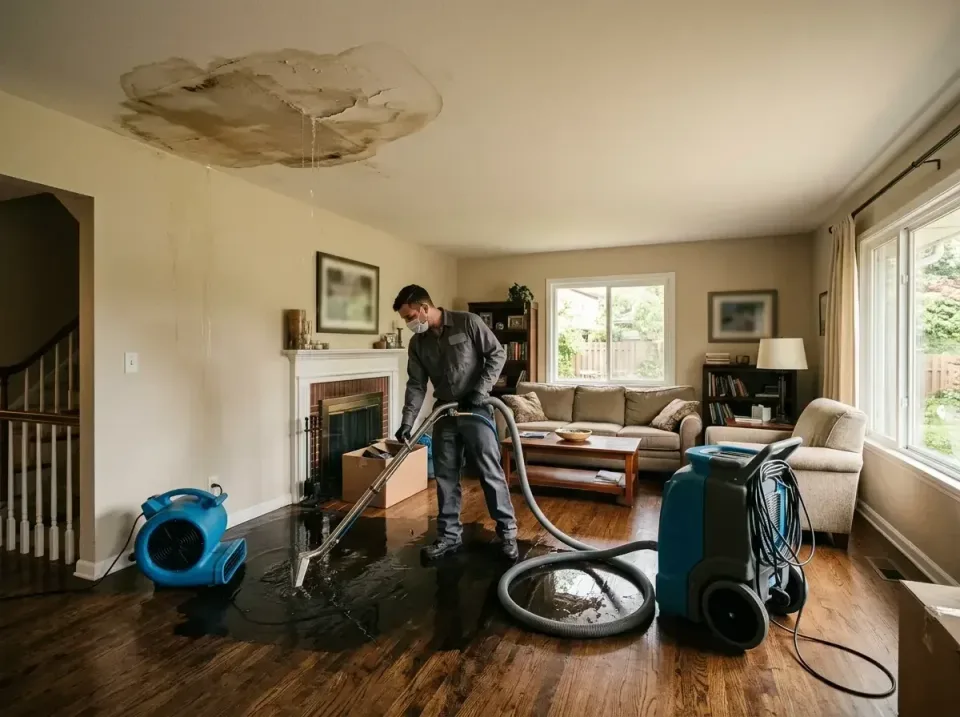 attic-pipe-burst-ceiling-drip-008 — frequently asked questions, Water Damage Restoration & Carpet Care in Knightdale, NC